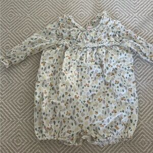 La Coqueta floral long sleeve romper